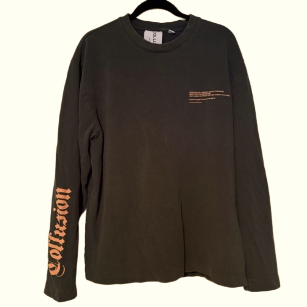 Eight Paw Projects Limited Long Sleeve Collusion Logo Chromatic Records Unisex-T